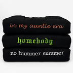Custom Embroidered Name Sweatshirt for Men & Women – Personalized Black Crewneck Pullover, Custom Text Sweatshirt, Minimalist Couple Gift, Unisex Cozy Fleece Sweatshirt, Design your Pullover