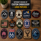 Personalized Embroidery Patch Logo, Custom Iron-On/Sew-On Badge for Jackets, Hats, Bags, Premium Custom Logo Patch