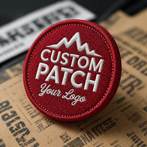 Customized Embroidery Logo Patches, Multiple Size and Backing Option, Design Your Own Logo, Ideal For Hats, Jackets, Biker Patch, Backpacks, Clothing, Premium Embroidered Stitching