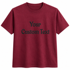Customized Embroidery T-Shirts for Men & Women, Choose Phrase, Font and Embroidery Color for Any Occasion, 100% Pure Cotton Regular Fit, Custom Name Embroidered Tee, Personalized Gift Apparel