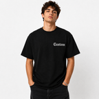 Customized Embroidery T-shirts, Custom Name Embroidery Tee for Men & Women, 100% Pure Cotton, Random Texts & Phrases, Regular Fit, Gift for Couples, Friends & Family, Short Sleeve T-Shirts
