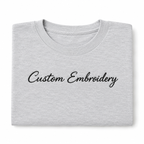 Custom Embroidery T-Shirt for Men & Women, Personalized Name Text Tee, Unisex Cotton T-Shirt, Minimalist Aesthetic Gift, Premium Embroidery Stitching, Soft Cotton, Trendy Outfit, Gift for Him/Her