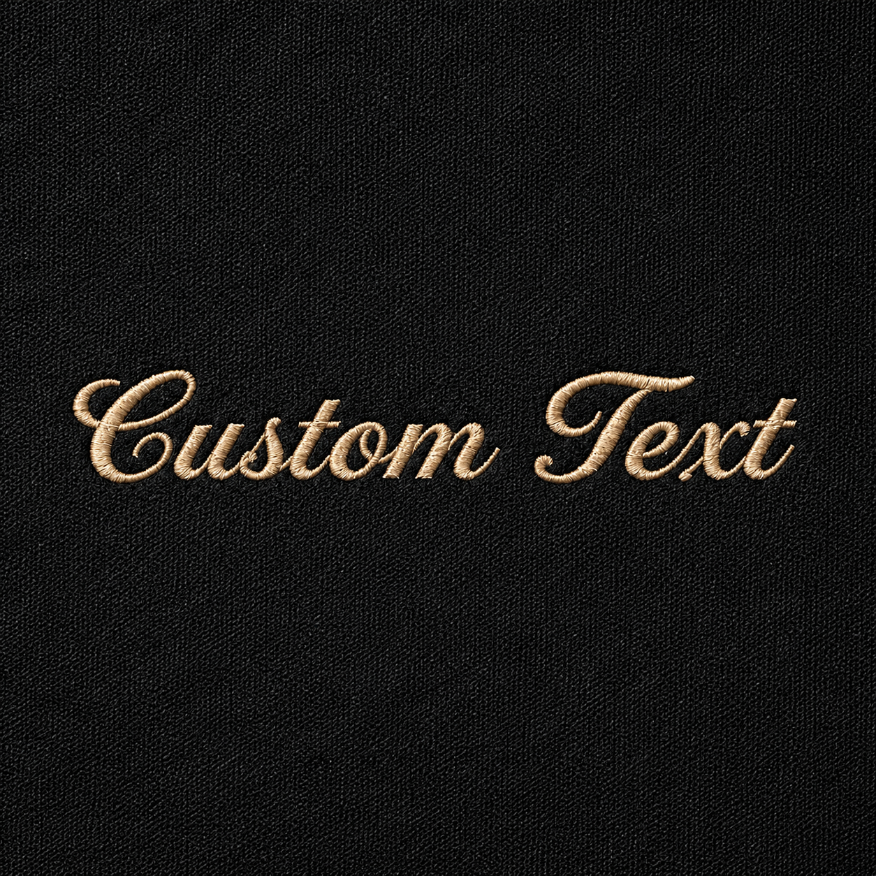 Personalized Unisex Black Embroidered Sweatshirts, Add Your Custom Text, Different Sizes, Front & Back Embroidery, Different Placements For Text, Regular Fit, Custom Gift Apparel, Design your Pullover