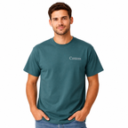 Customized Embroidery Unisex T-shirts, Custom Name / Text Embroidery Tee for Men & Women, Cotton Round Neck Custom Embroidery T-Shirt, Unique Gift, 100% Pure Cotton, Random Texts & Phrases, Regular Fit, Design Your Tee