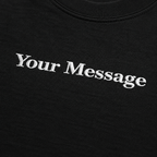 Custom Embroidered Unisex T-Shirt – Personalized Text Cotton Tee with Premium Thread Design
