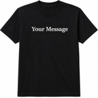 Custom Embroidered Unisex T-Shirt – Personalized Text Cotton Tee with Premium Thread Design
