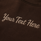 Custom Embroidery T-Shirts, Personalized Premium Embroidered Tees, Custom Name & Text Tee, Different T-shirts Color options, Make Your Own text