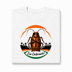 Cockroach Janta Party Regular Printed T-Shirt, Gen Z Political Meme Tee, White Unisex T-shirt, Premium Cotton T-shirt, Perfect for Gen Z fashion lovers, Adult Regular Fit