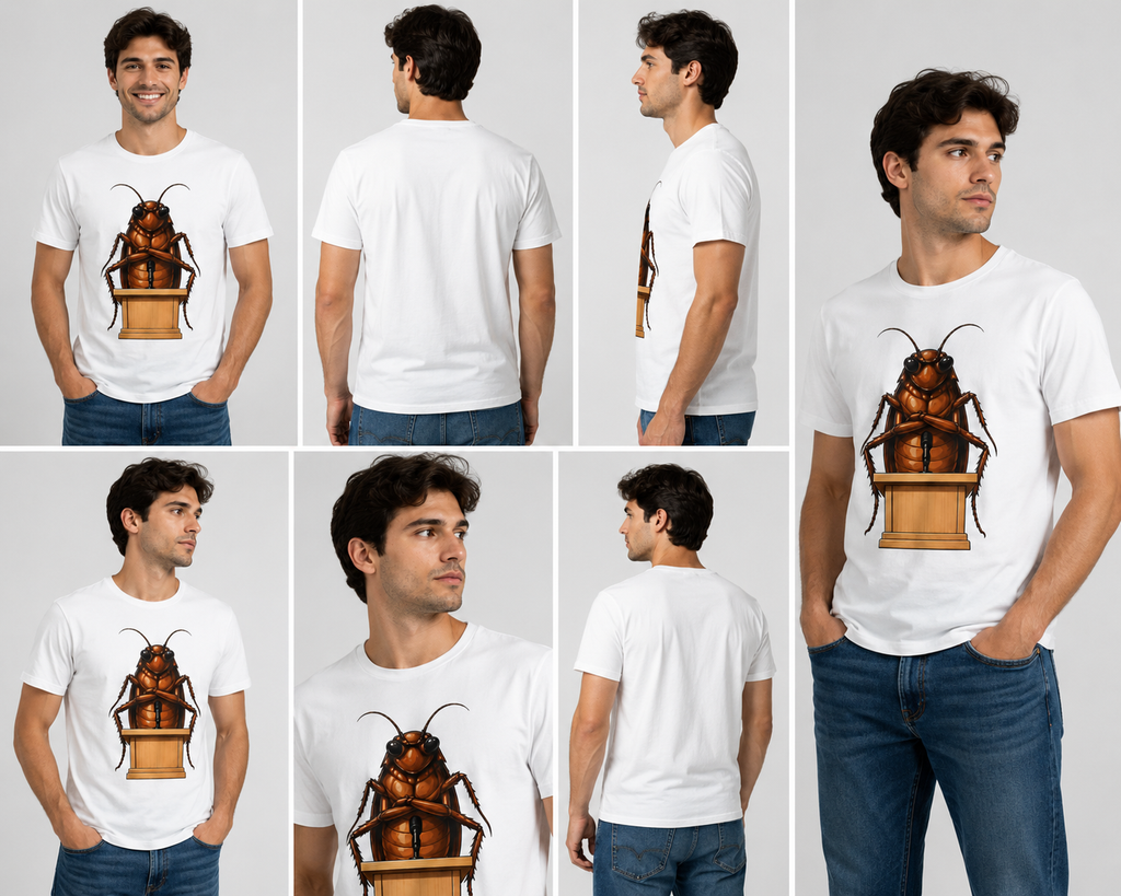 Cockroach Janta Party Graphic Regular T-Shirt | Funny Gen Z Meme Streetwear Tee for Men & Women