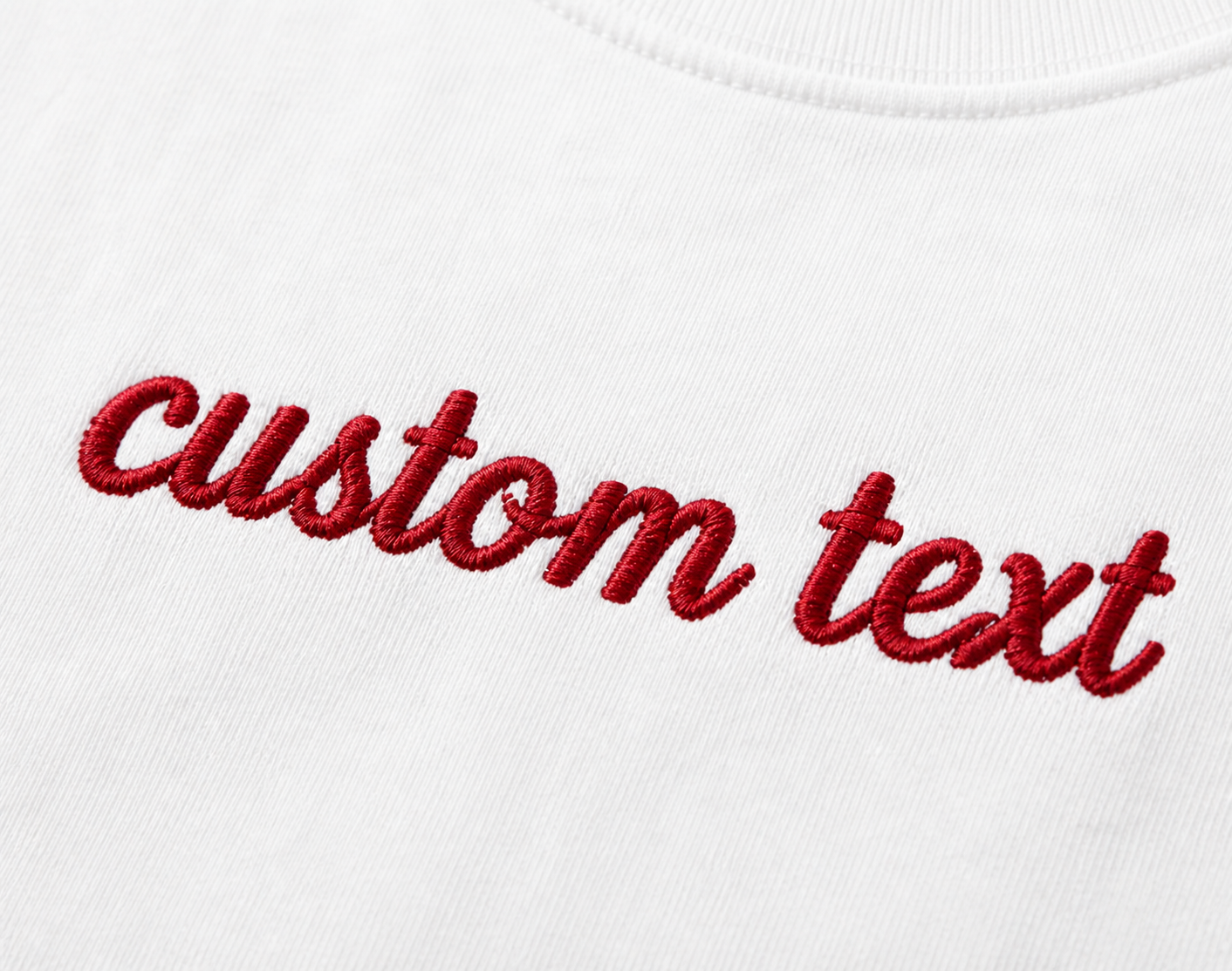Design Your own Personalized T-Shirt with Name, Unisex Regular Fit, Custom with Your Own Design Text, Chest Embroidery, 100% Pure Cotton, Different Color Options, Gift for Him/Her