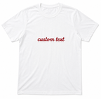Design Your own Personalized T-Shirt with Name, Unisex Regular Fit, Custom with Your Own Design Text, Chest Embroidery, 100% Pure Cotton, Different Color Options, Gift for Him/Her