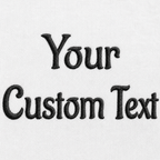 Personalized Embroidery T-Shirts for Men & Women, Choose Phrase, Font and Embroidery Color for Any Occasion, 100% Pure Cotton Regular Fit, Custom Name Embroidered Tee, Personalized Gift Apparel