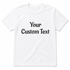 Personalized Embroidery T-Shirts for Men & Women, Choose Phrase, Font and Embroidery Color for Any Occasion, 100% Pure Cotton Regular Fit, Custom Name Embroidered Tee, Personalized Gift Apparel
