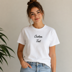 Customized Crewneck T-Shirt with Embroidery Text, Company Name, Personalized 100% Cotton Half Sleeve Unisex Tshirt, Regular Fit, Embroidery Gift Apparel, Add Your Custom Text Name, Different Placements for Text
