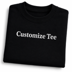 Custom Embroidered Unisex T-Shirt, Personalized Name Embroidery Tee for Men & Women, Cotton Round Neck Custom Embroidery T-Shirt, Crewneck Half Sleeves Tee, 100% Pure Cotton, Regular Fit, Gift Apparel