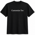 Custom Embroidered Unisex T-Shirt, Personalized Name Embroidery Tee for Men & Women, Cotton Round Neck Custom Embroidery T-Shirt, Crewneck Half Sleeves Tee, 100% Pure Cotton, Regular Fit, Gift Apparel