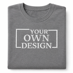 Personalized Embroidery Unisex T-Shirt, Minimal Chest Logo Custom Tee, Different Placement for Text & Logo, Design Your Tee, Design Your Random Text in Full Embroidery, Casual Wear, Pure Cotton