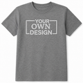 Personalized Embroidery Unisex T-Shirt, Minimal Chest Logo Custom Tee, Different Placement for Text & Logo, Design Your Tee, Design Your Random Text in Full Embroidery, Casual Wear, Pure Cotton